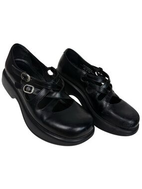 Dansko Y2K Leather Mary Jane Crossover Strap Clogs